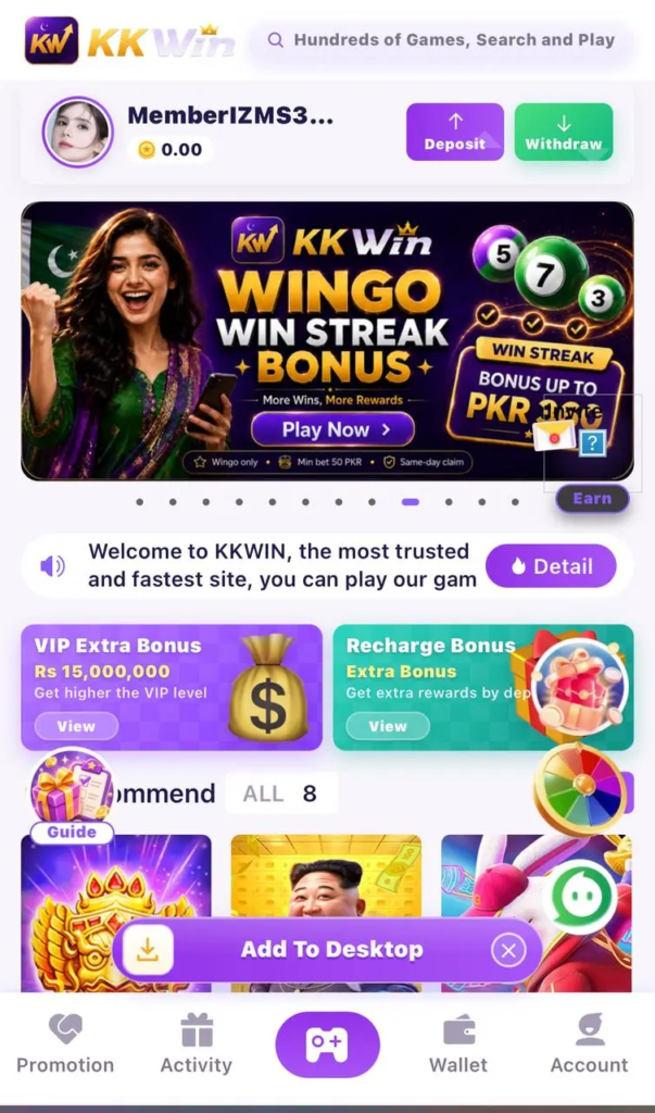 KK Win Game